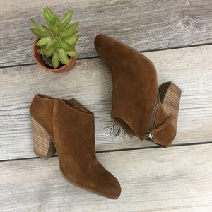 Dolce Vita Suede Leather Slide Heel‎ Booties